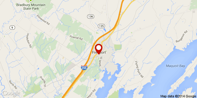 Freeport Maine Outlets Map