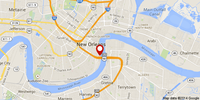 Riverwalk New Orleans Shopping Map