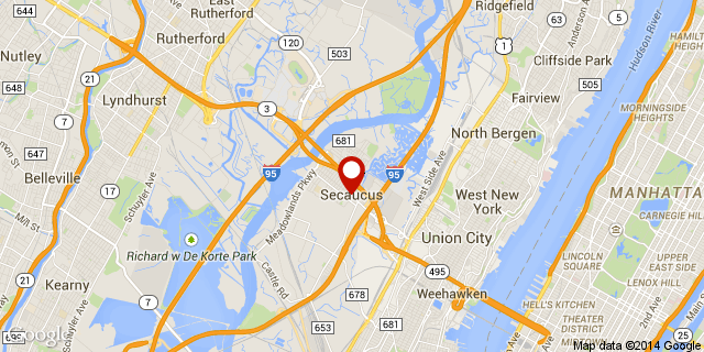 Secaucus Outlets Map