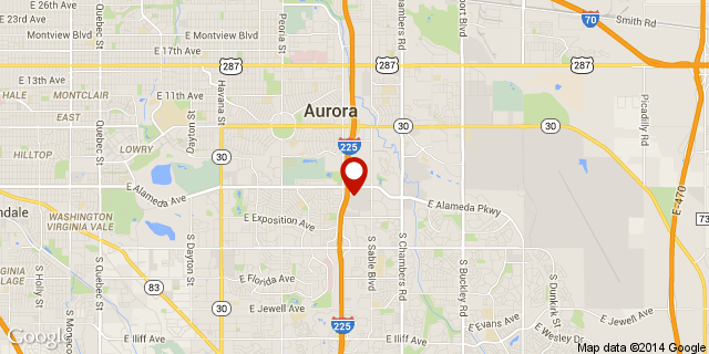 Town Center at Aurora Map